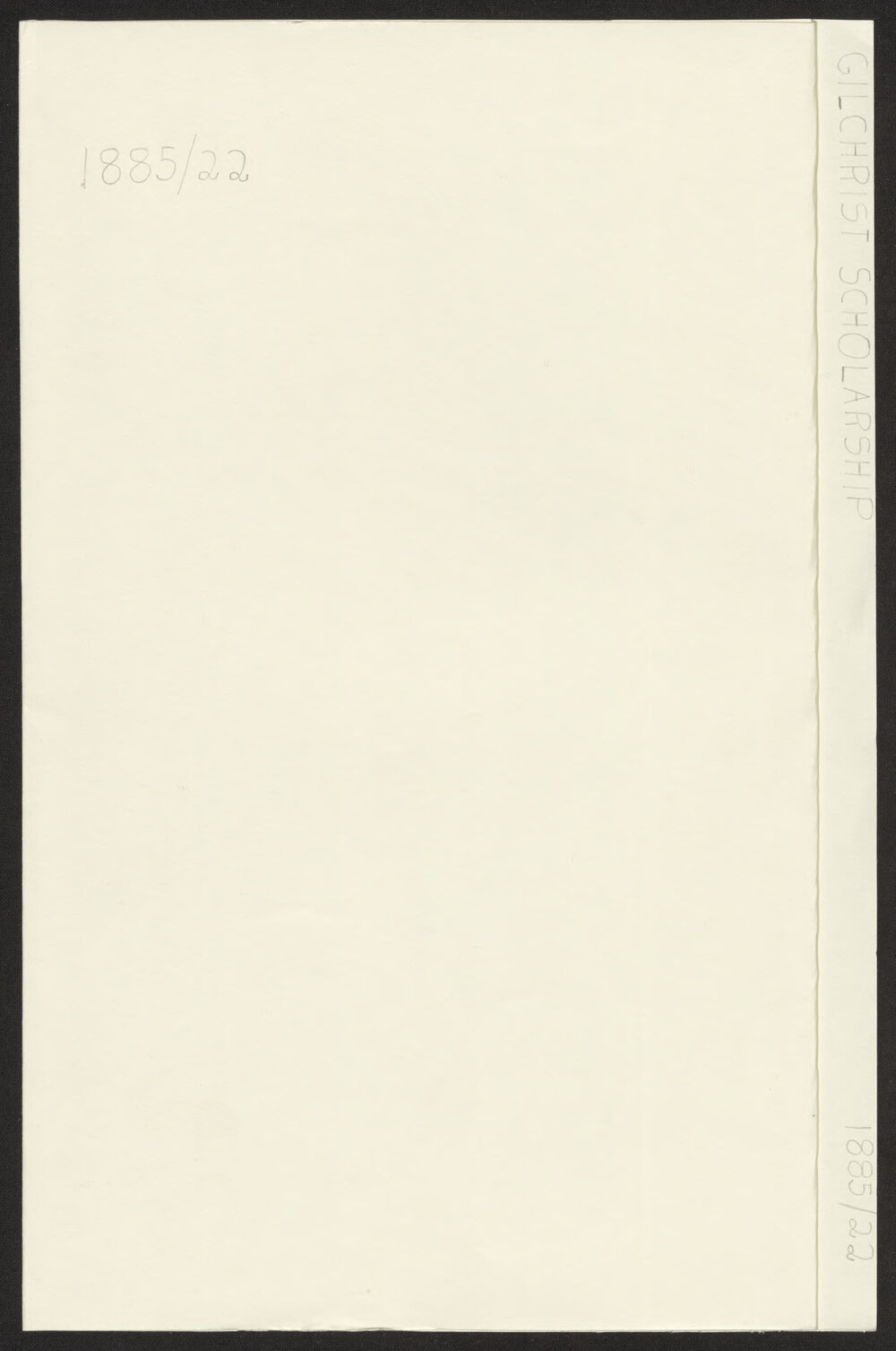 Gilchrist Scholarship