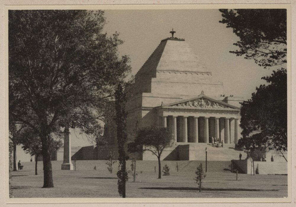 [The Shrine of Remembrance, St Kilda Road, Melbourne]