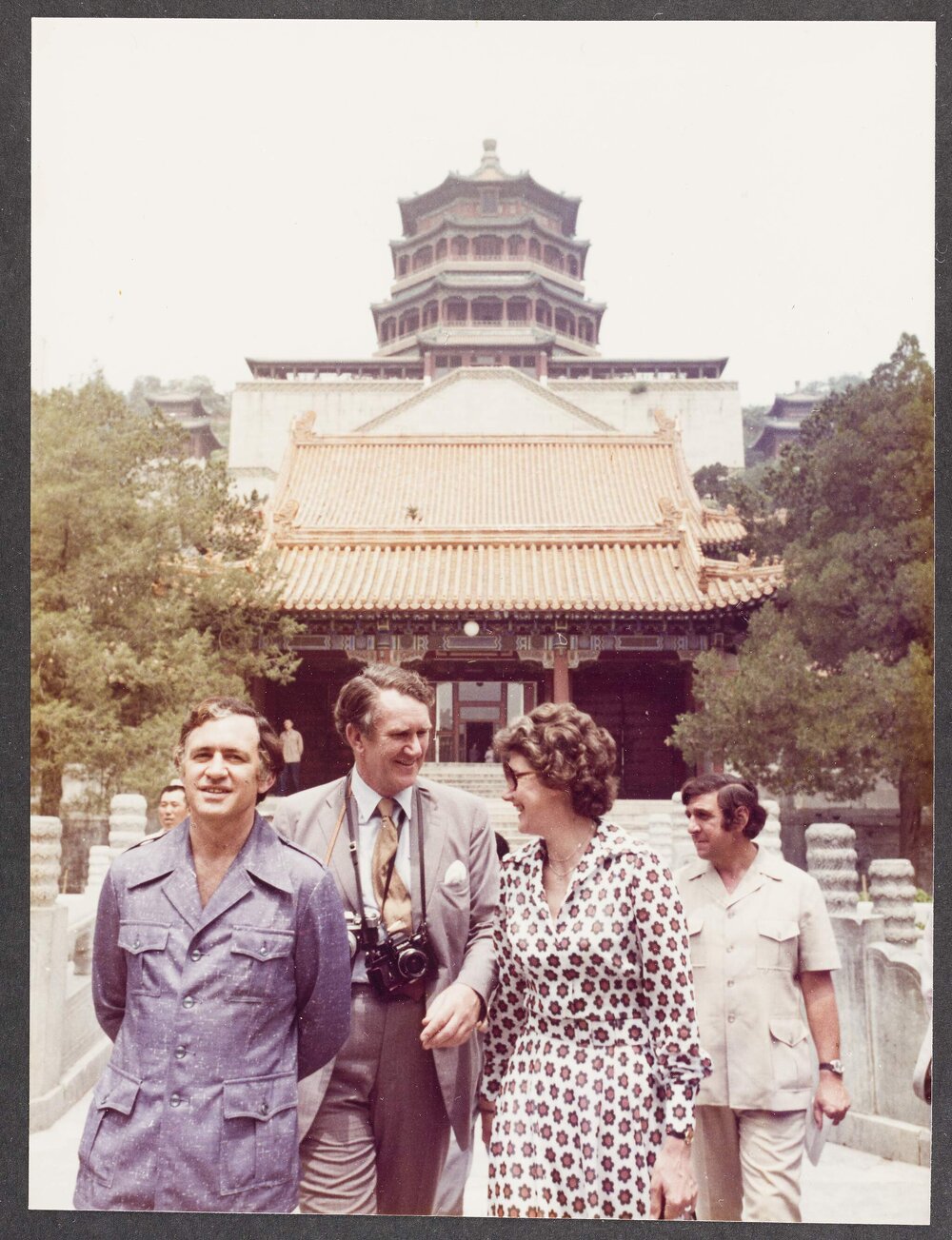 [Malcolm and Tamie Fraser and Andrew Peacock during a visit to China]