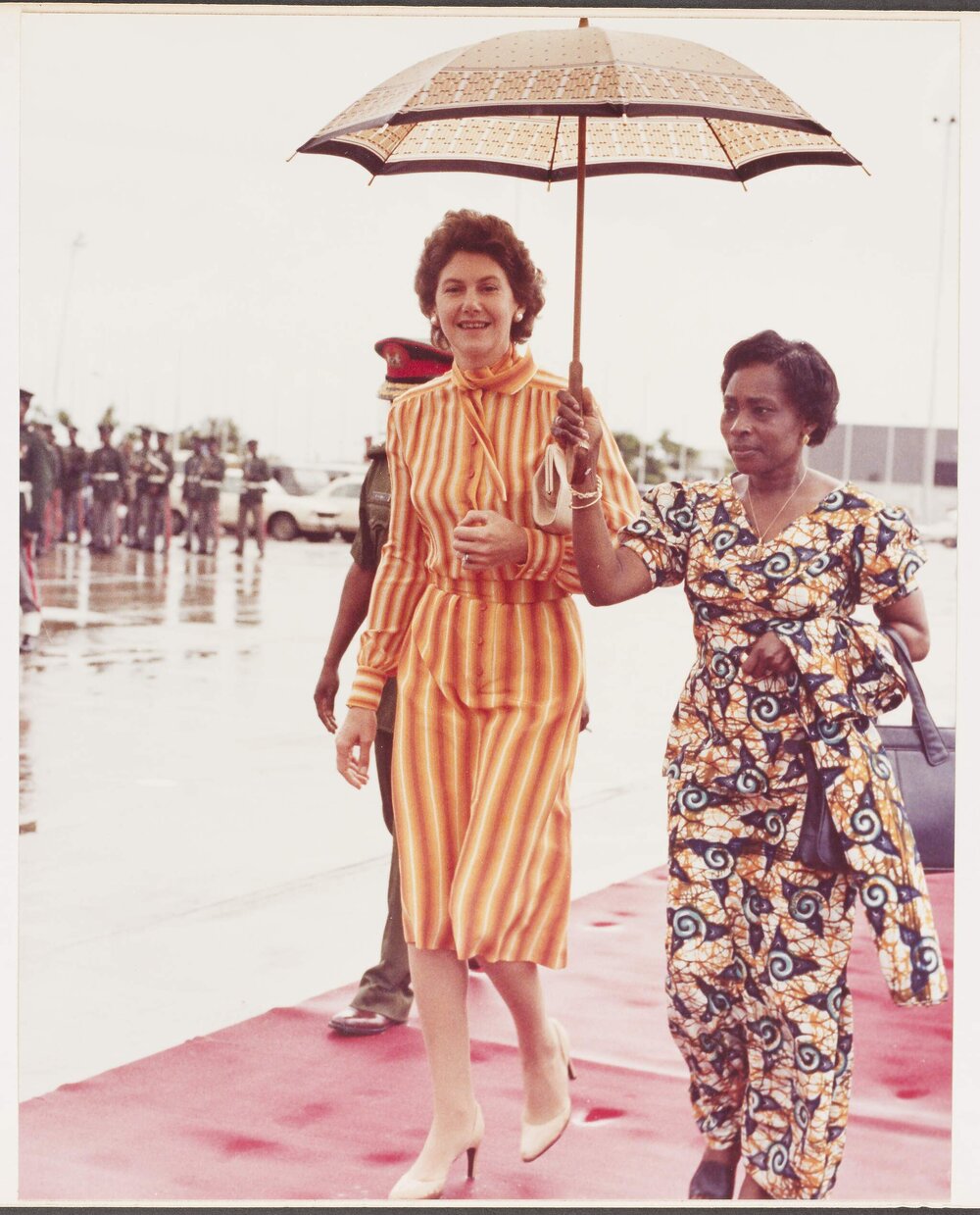 [Tamie Fraser and unknown woman on a visit to Nigeria and Zambia]