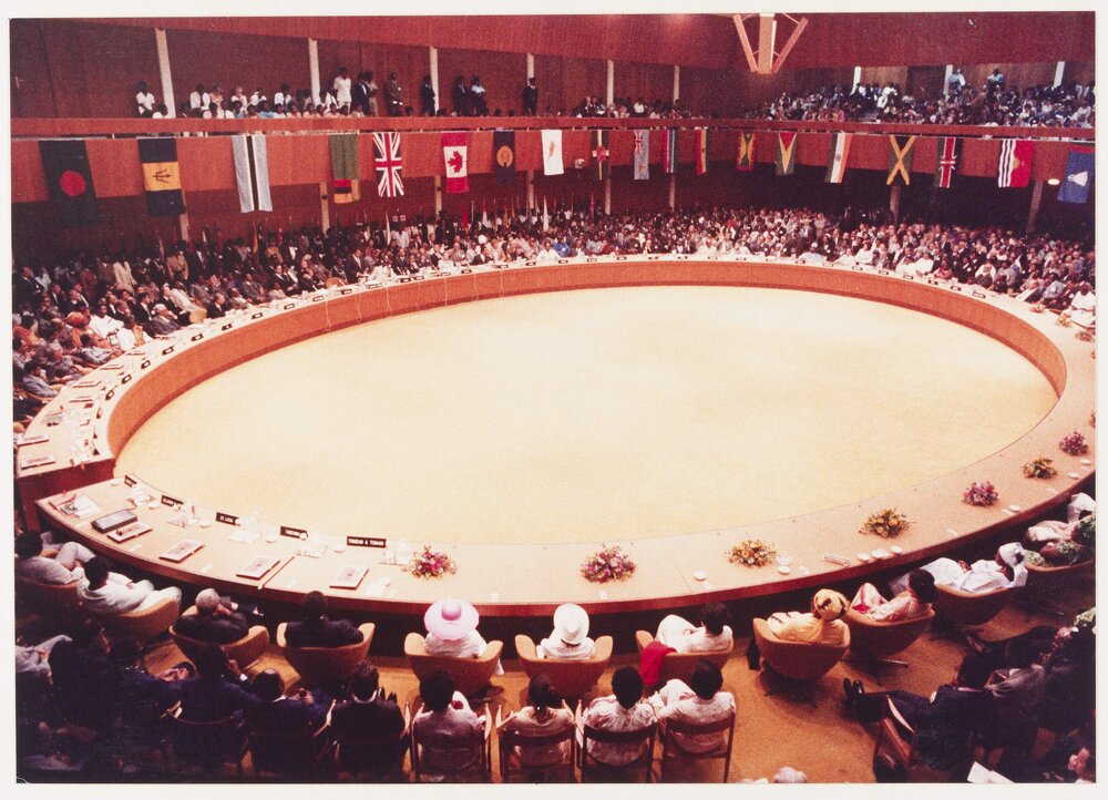 [CHOGM meeting in Lagos, Nigeria]