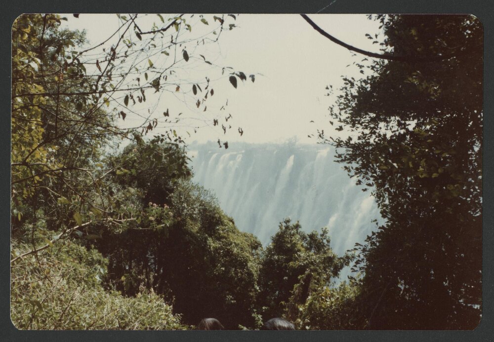 [Waterfalls photographed by Malcolm Fraser on a visit to Nigeria]