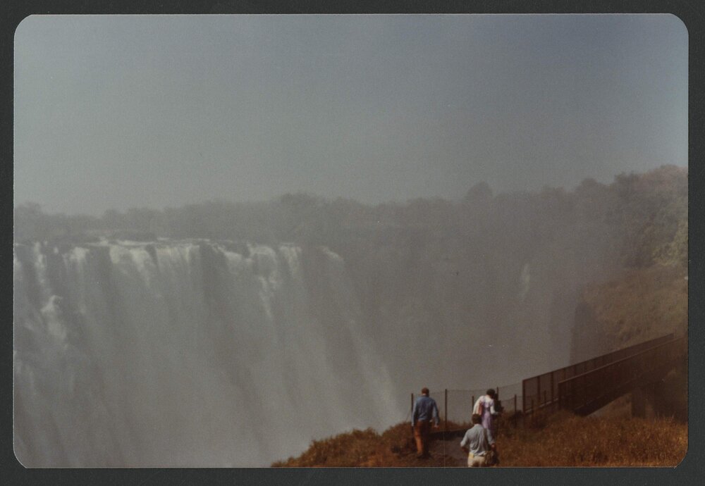 [Waterfalls photographed by Malcolm Fraser on a visit to Nigeria]