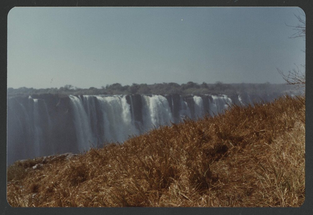 [Waterfalls photographed by Malcolm Fraser on a visit to Nigeria]