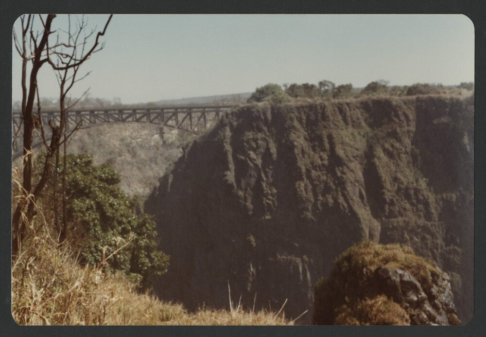 [Bridge photographed by Malcolm Fraser on a visit to Nigeria]