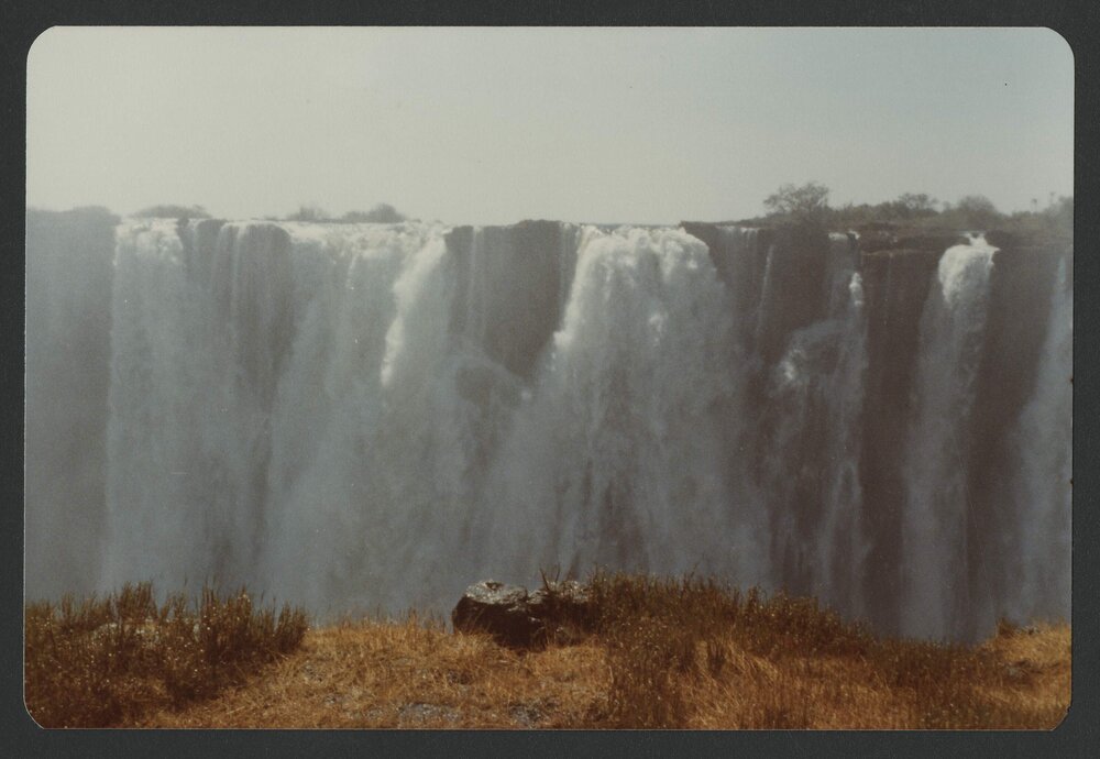 [Waterfalls photographed by Malcolm Fraser on a visit to Nigeria]