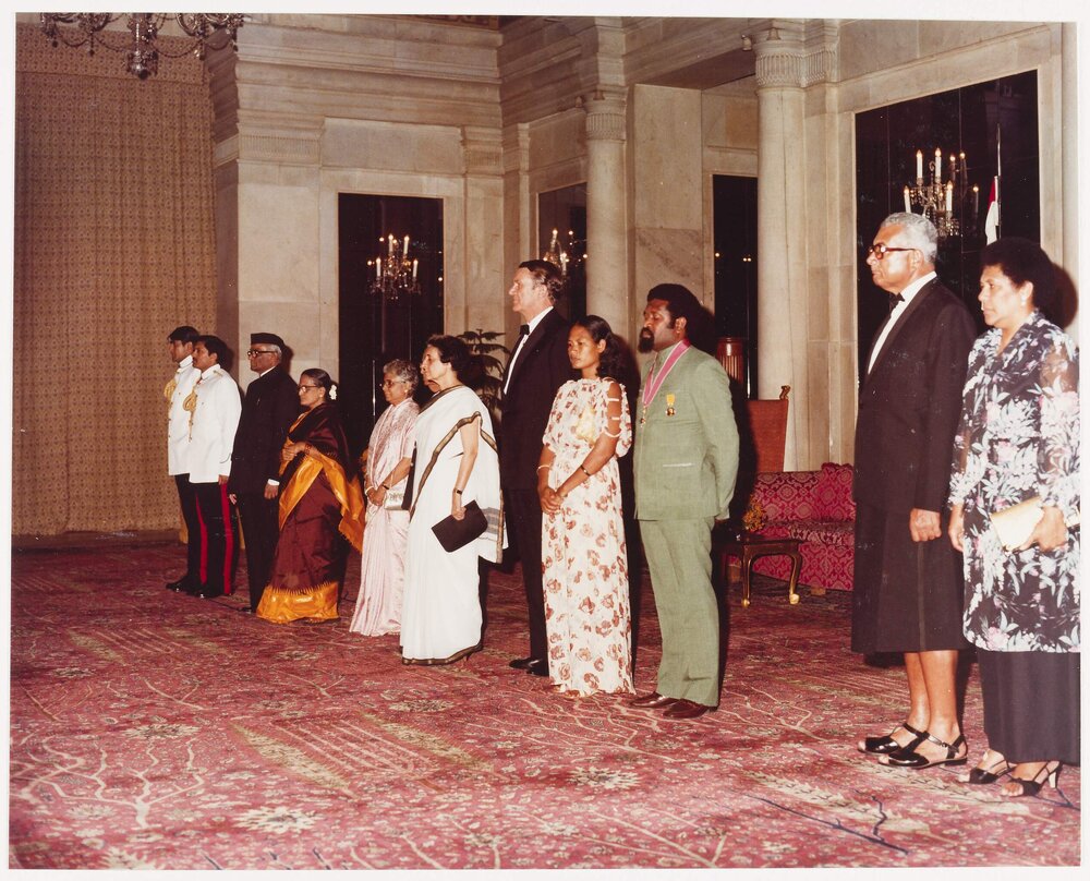[Malcolm Fraser and others at the Commonwealth Heads of Government Regional Meeting]