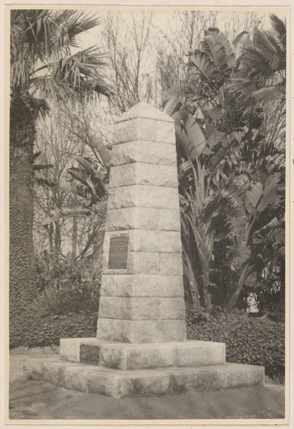 [Stone obelisk monument]