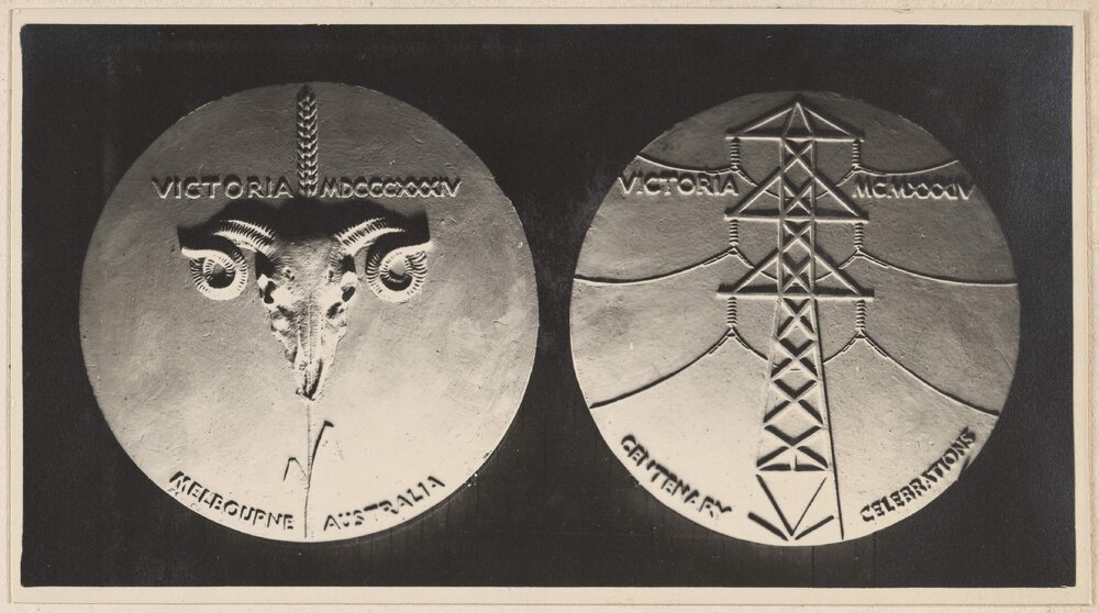 [Medal - Melbourne &amp; Victorian Centenary, Australia, 1934]