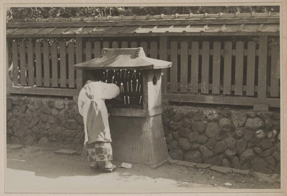 [Candle offerings in] Kyoto [Japan]