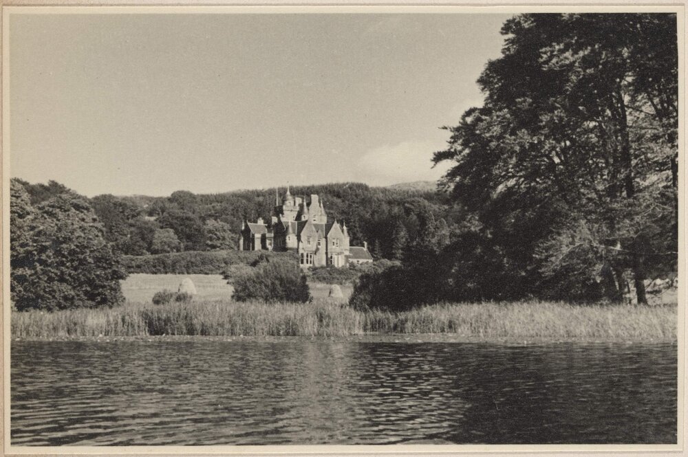 [View of Ederline House across Loch]
