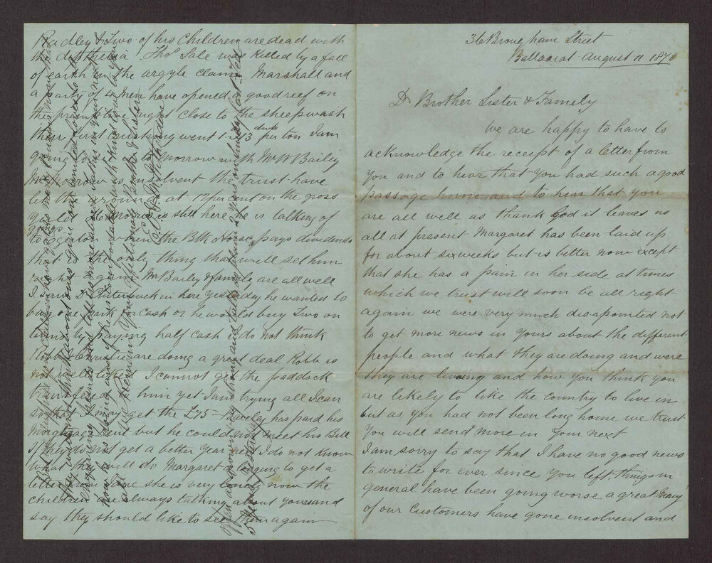 [Letters between Charles Foreman and his family in Britain, 24 of 83]