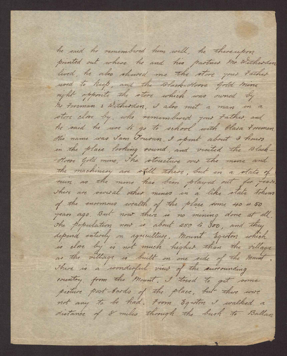[Letters between Charles Foreman and his family in Britain, 65 of 83]