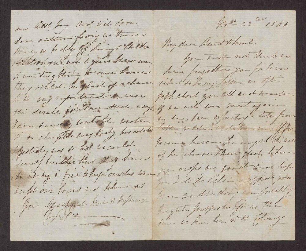 [Letters between Charles Foreman and his family in Britain, 75 of 83]
