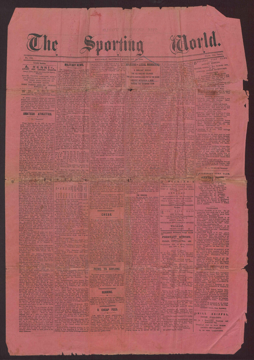 [Letters between Charles Foreman and his family in Britain, 73 of 83]