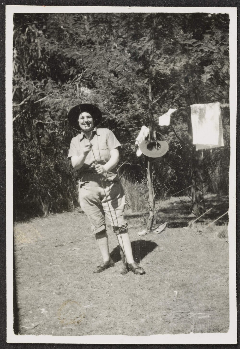 [Photograph: Margaret Blackwood in short sleeved WAAAF uniform]