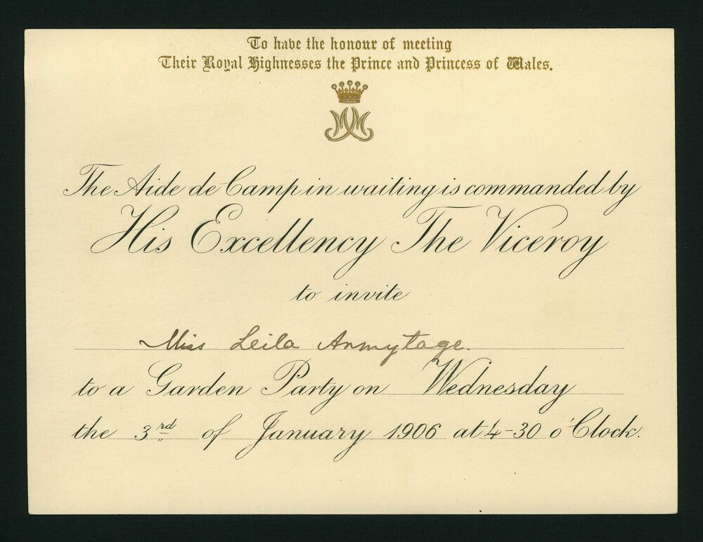 Garden party invitation