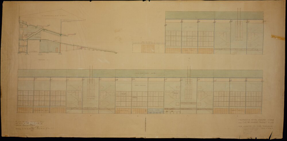 Proposed Outer Ground Stand for the Melbourne Cricket Club