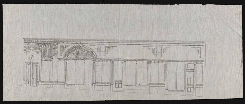 [Architectural drawing for the Rialto building]