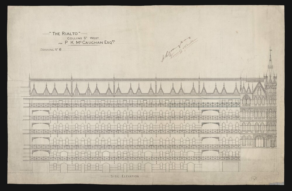 The Rialto - side elevation