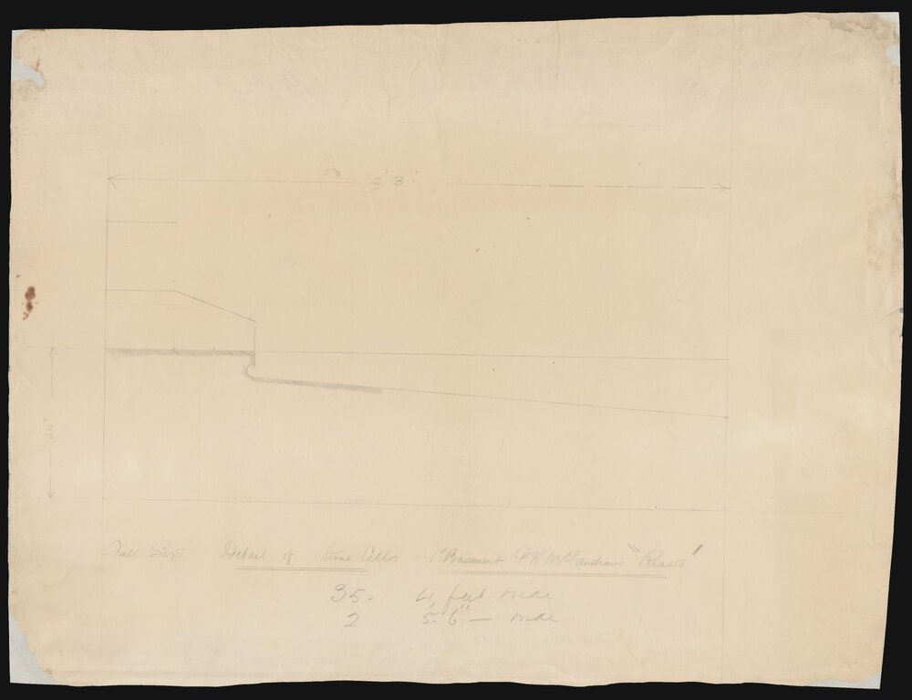 [Architectural drawing for the Rialto building]