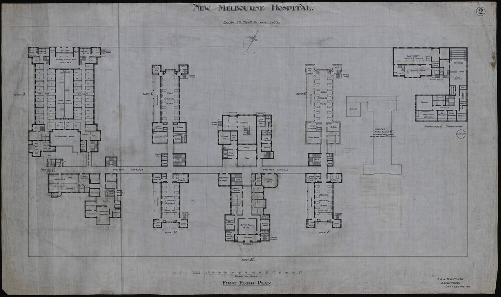 New Melbourne Hospital First Floor Plan