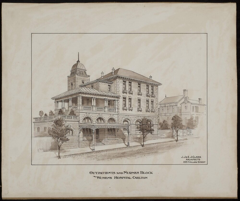 Outpatients and Nurses Block - Women's Hospital Carlton