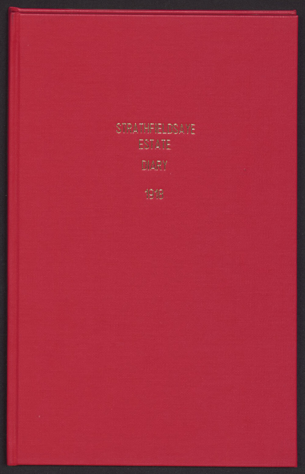 Strathfieldsaye Estate Diary 1918
