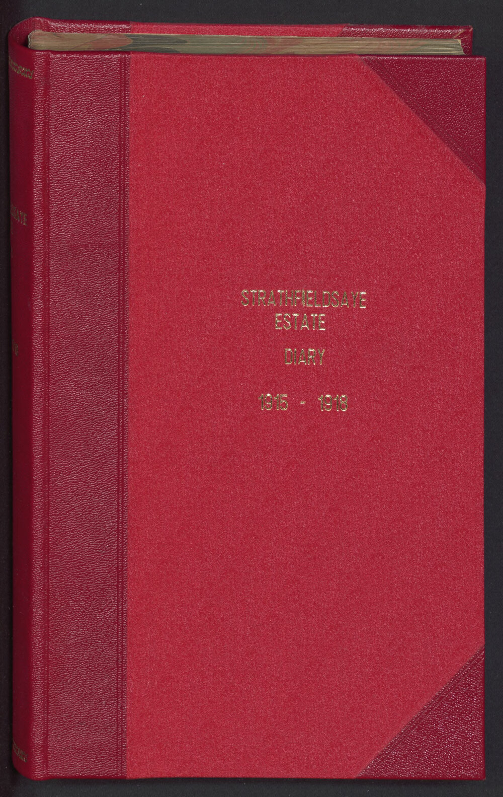 Strathfieldsaye Estate Diary 1915-1918