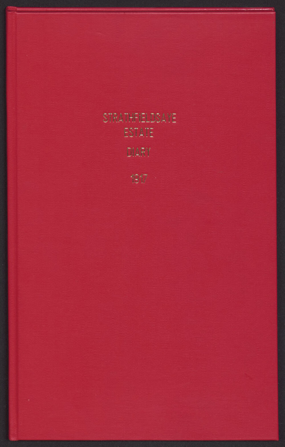 Strathfieldsaye Estate Diary 1917