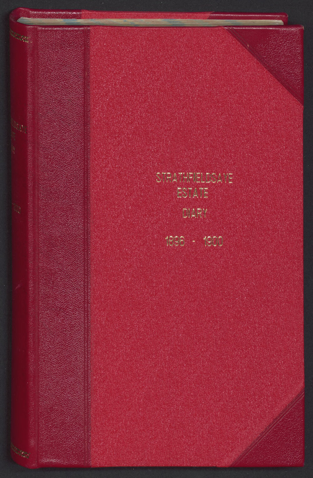 Strathfieldsaye Estate Diary 1896-1900