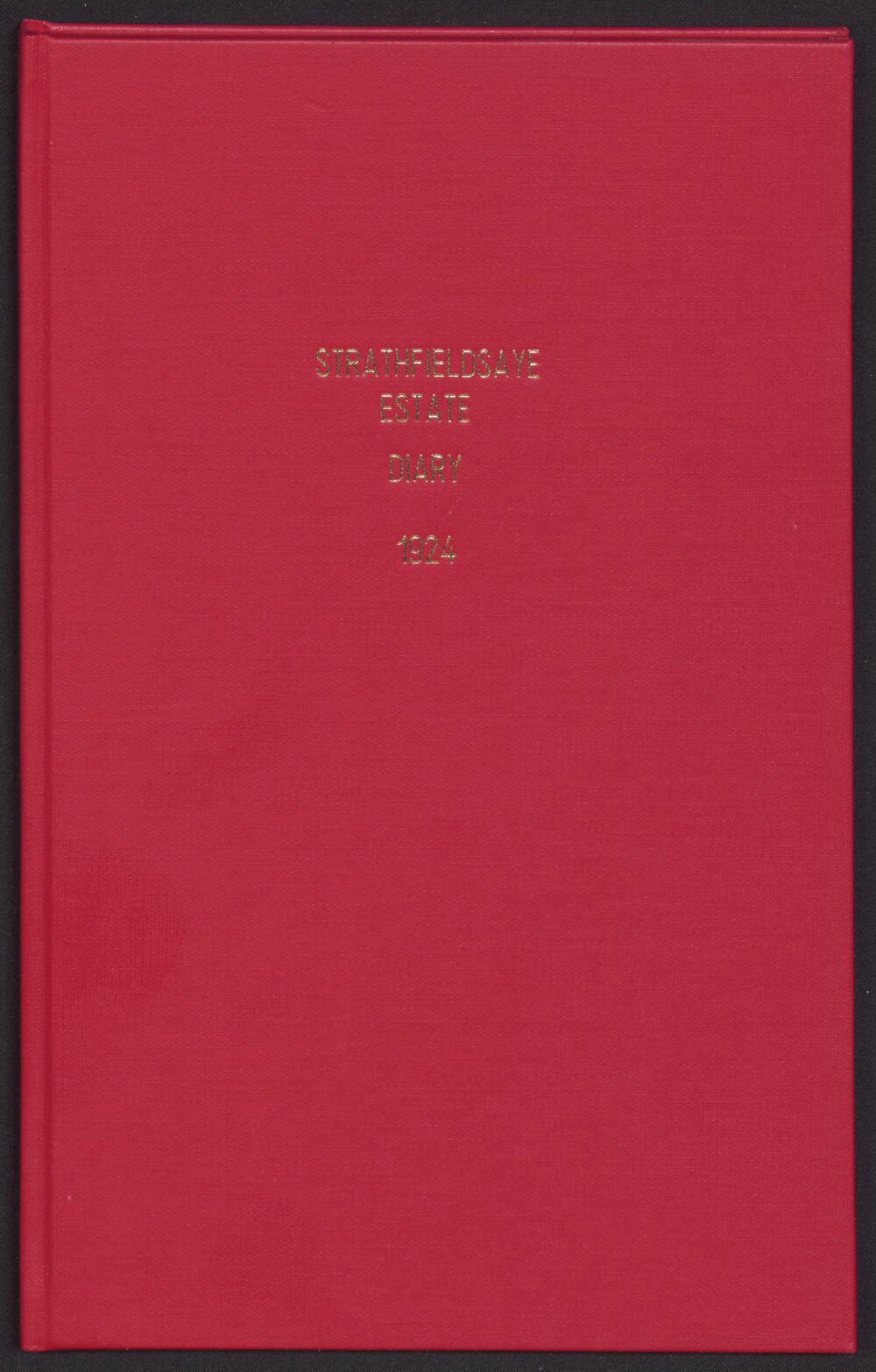 Strathfieldsaye Estate Diary 1924