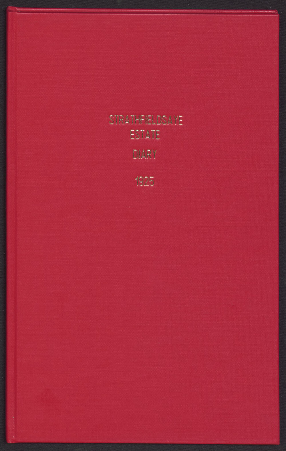 Strathfieldsaye Estate Diary 1925