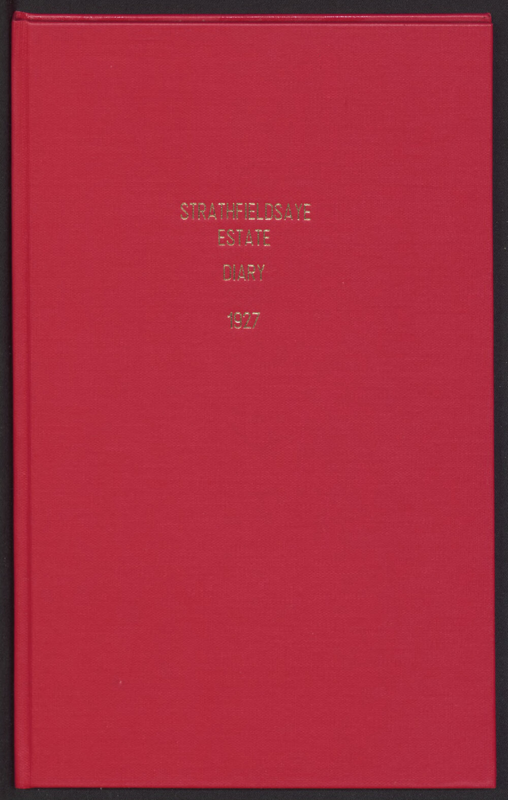 Strathfieldsaye Estate Diary 1927