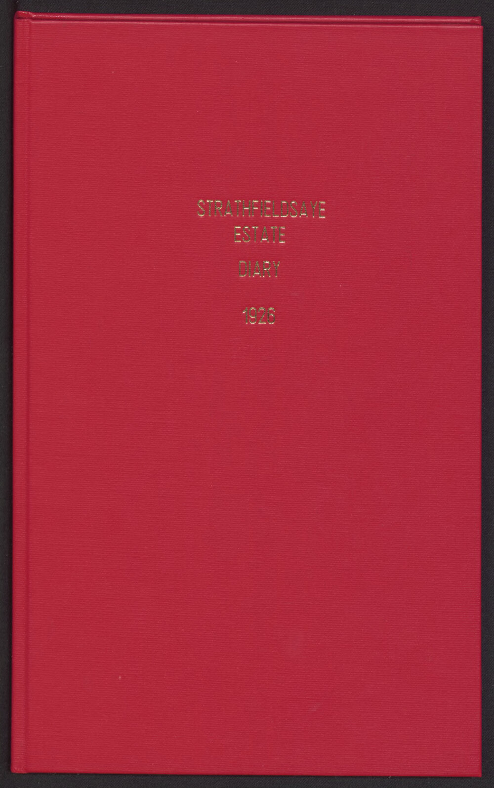Strathfieldsaye Estate Diary 1926