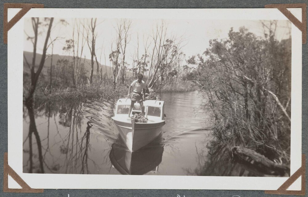 Launch coming up Narcissus River