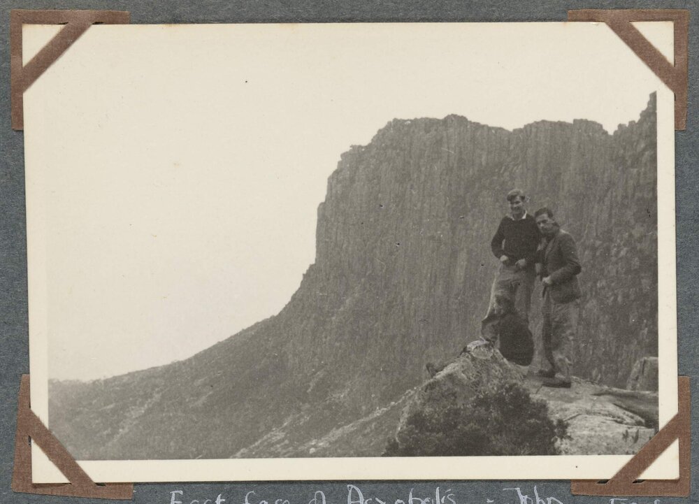 East face of Acropolis - John and Fred
