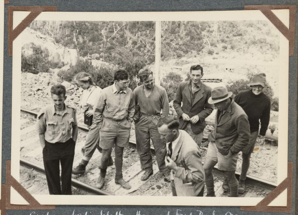 Graham, Leslie, Walter, Howard, Fred, Professor and me