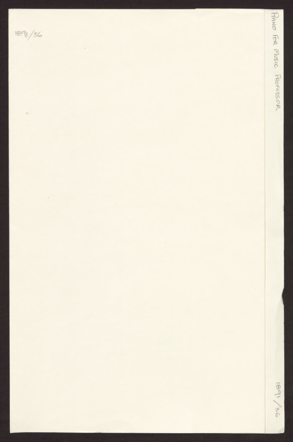 Piano for Music Professor