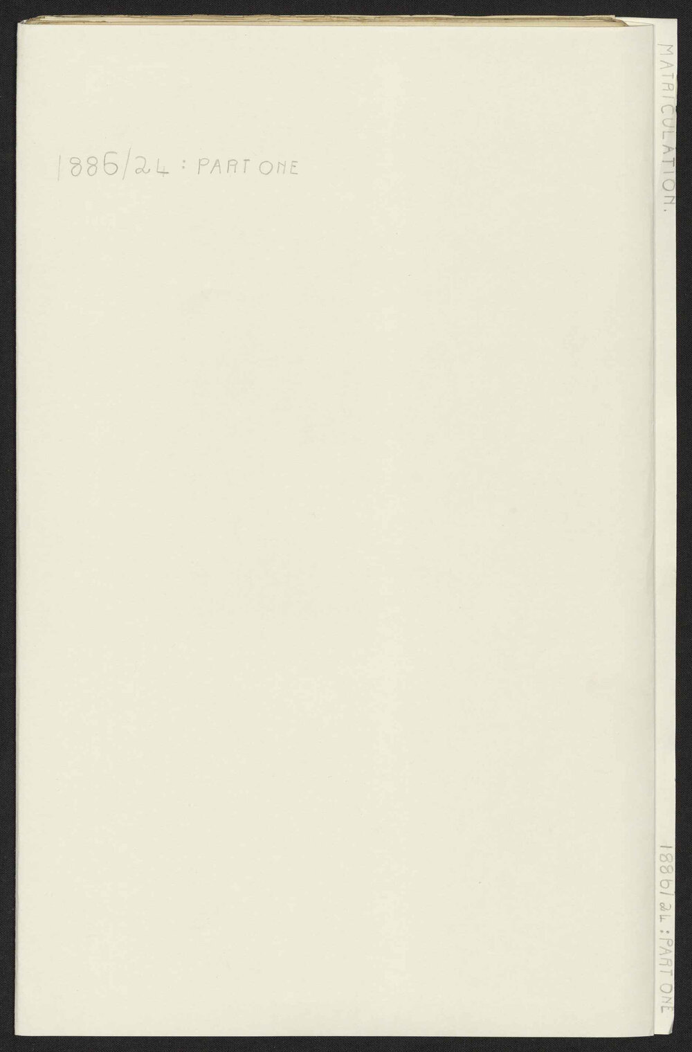 Matriculation Examination