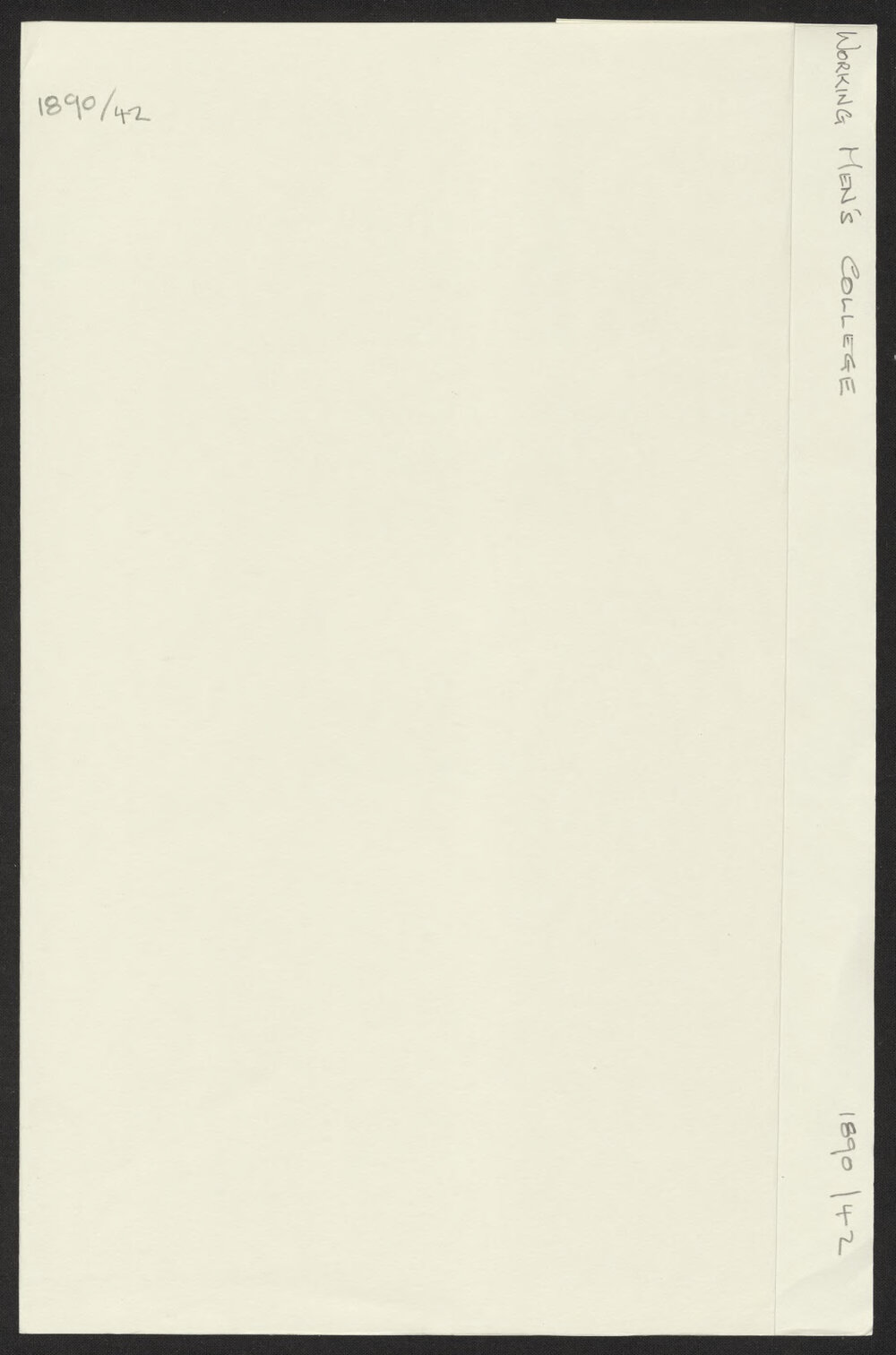 Working Men's College