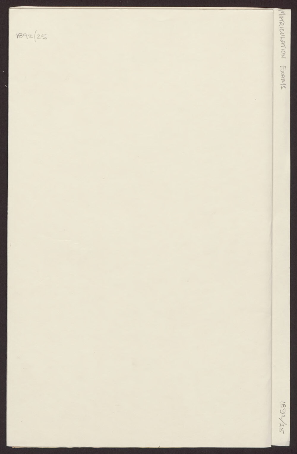 Matriculation Examination