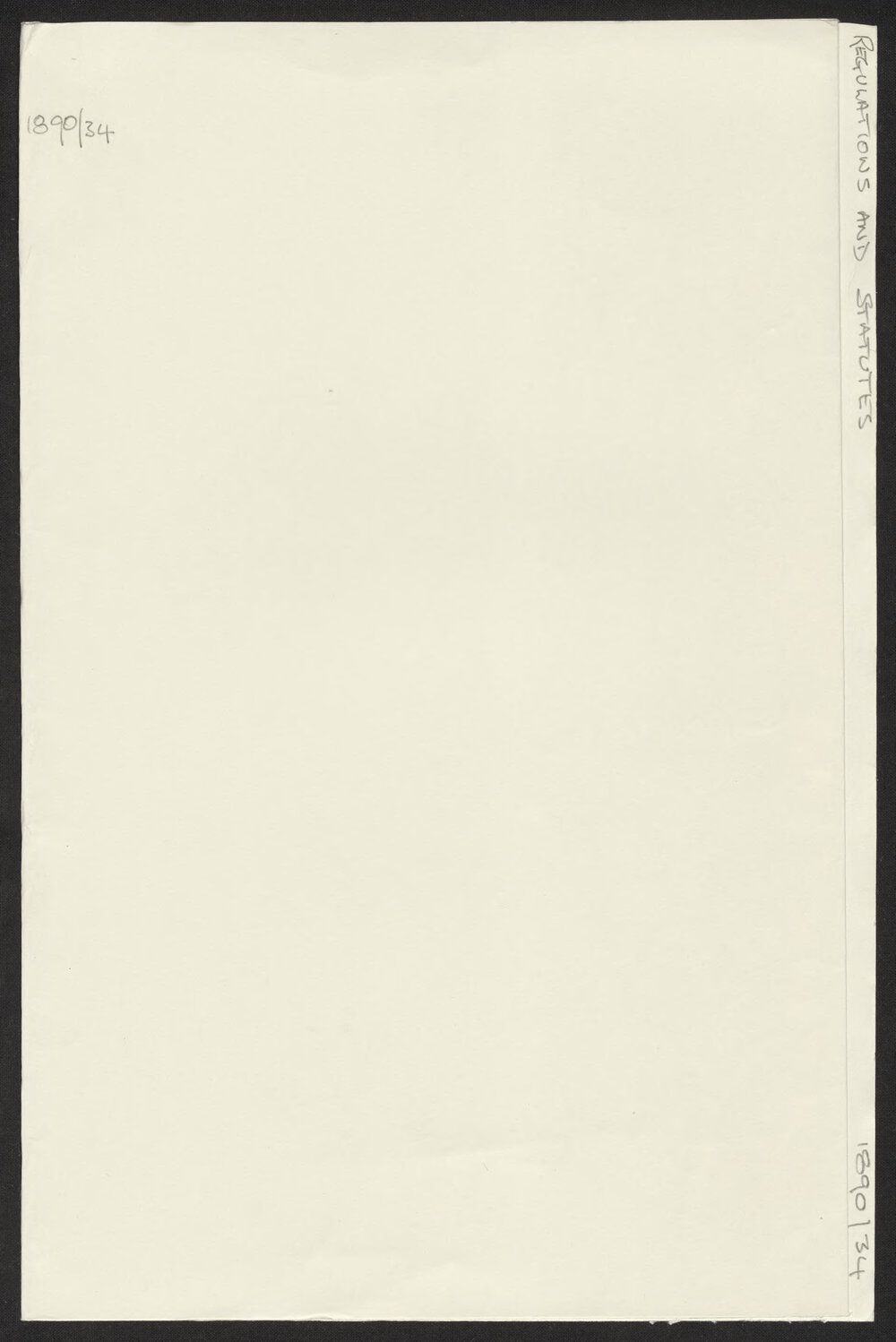 Regulations and Statutes