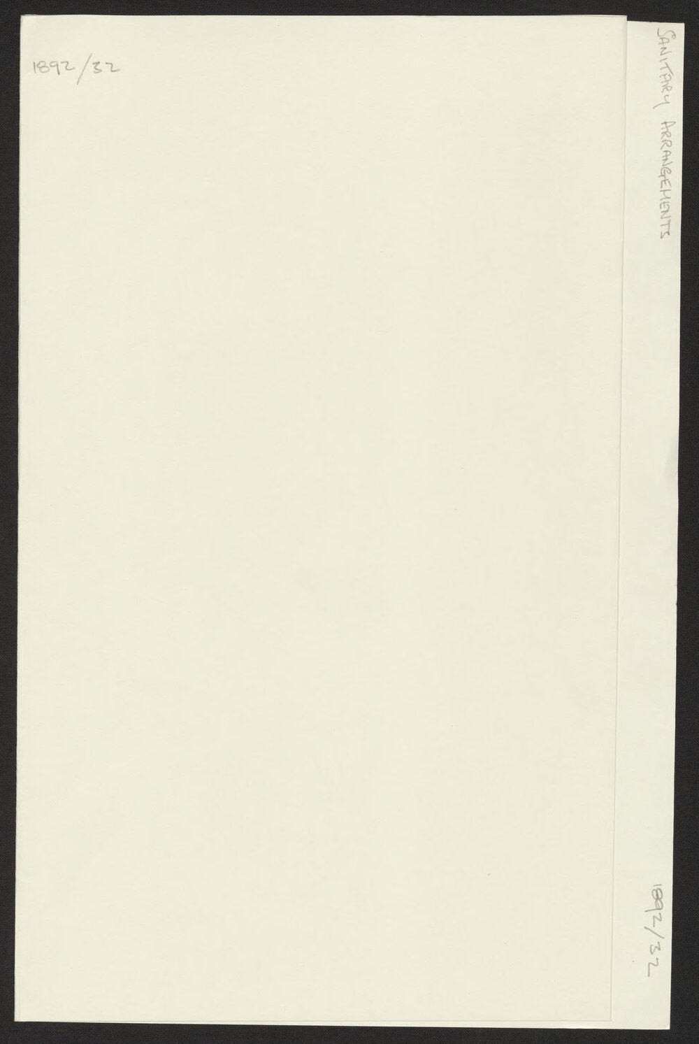 Sanitary Arrangements