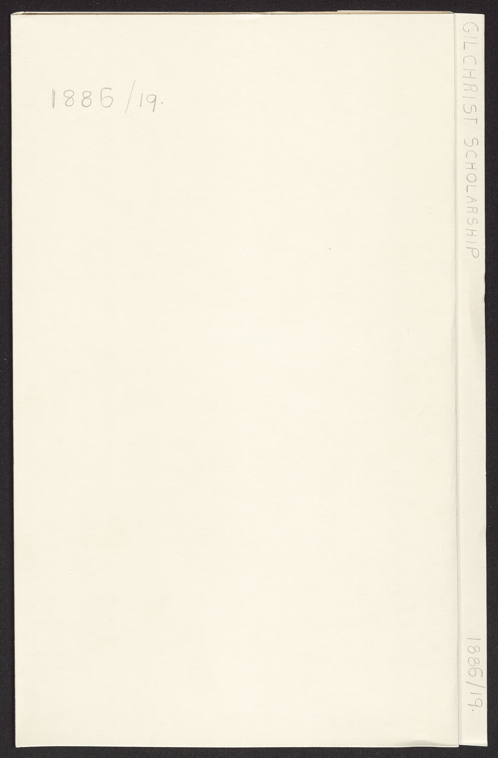 Gilchrist Scholarship