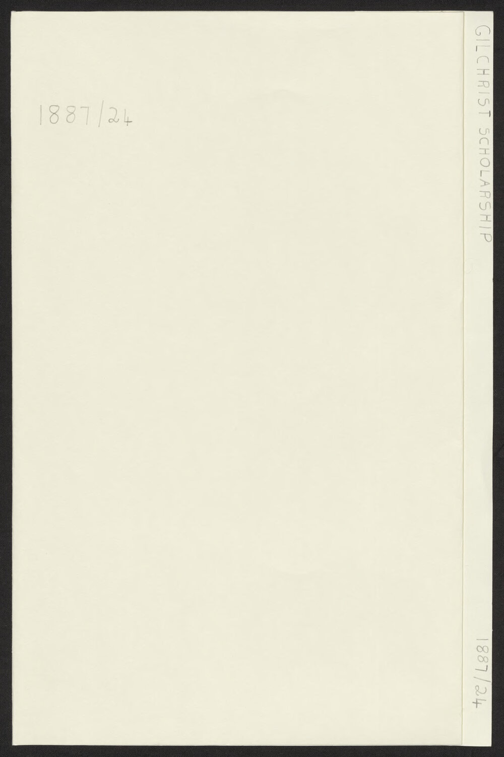 Gilchrist Scholarship