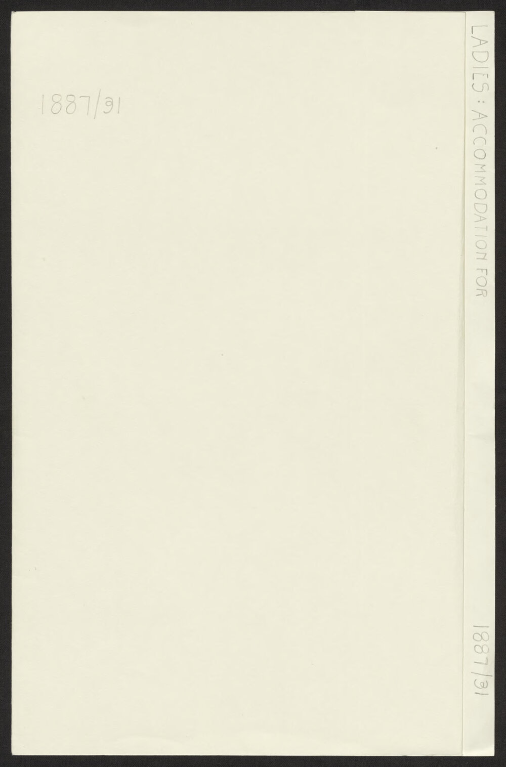 Ladies: Accommodation for