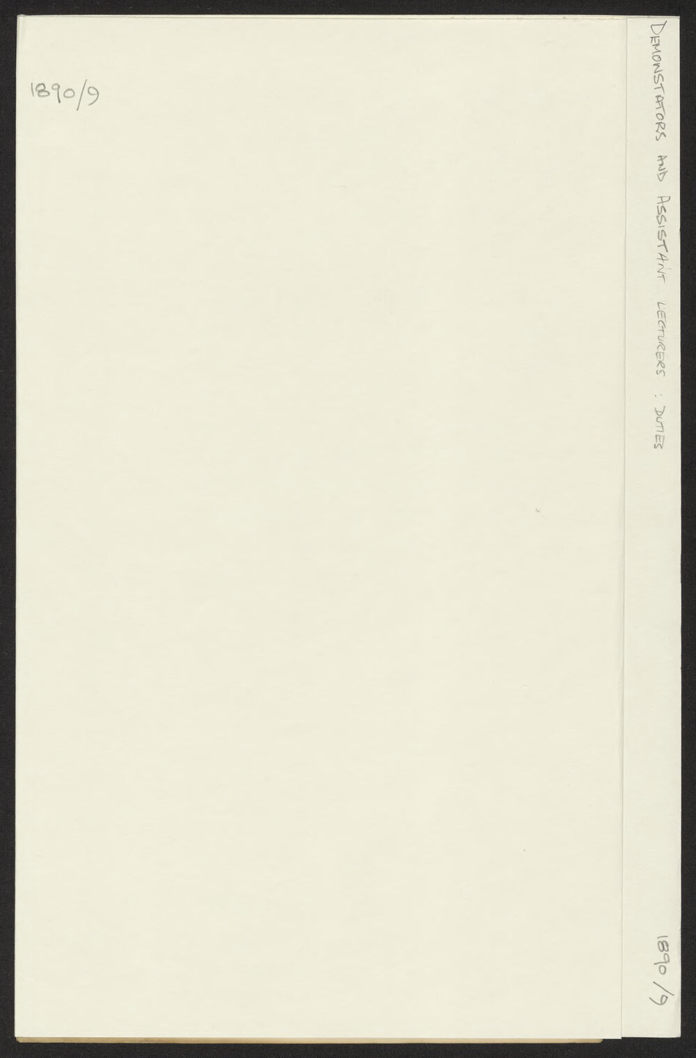 Demonstrators and Assistant Lecturers: Duties