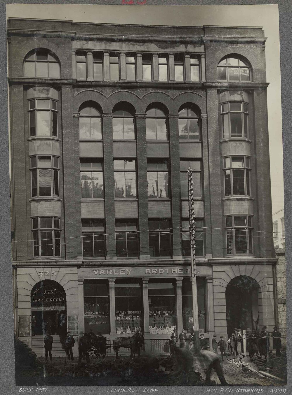 Varley Brothers building in Flinders Lane, Melbourn