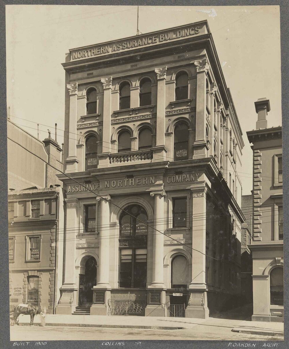 [Premises of] Northern Assurance Company, Collins Street